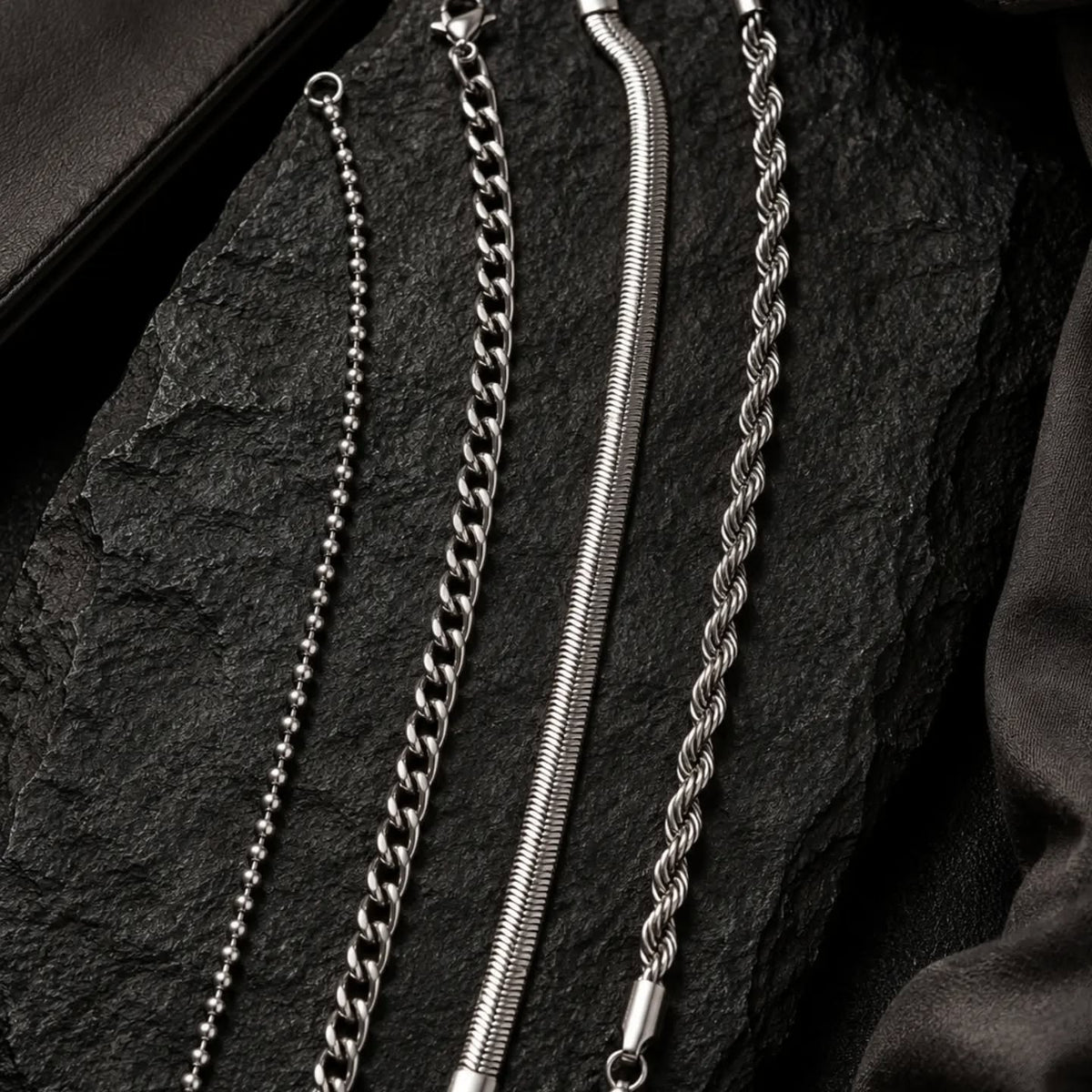 Bracelet Homme Chaîne Argentée