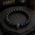 Bracelet Homme Loup Bleu Nuit