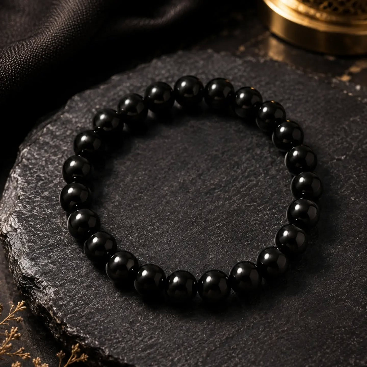 Bracelet Homme Noir Intense