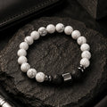 Bracelet Homme Marbre Blanc