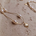 Collier Zemra Cœur et Perles