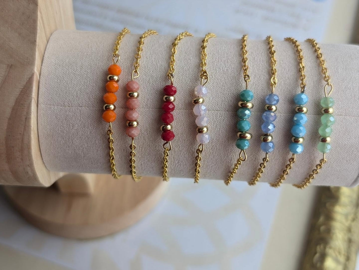 Bracelet Cristal Coloris Variés