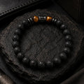 Bracelet Homme Noir & Fauve