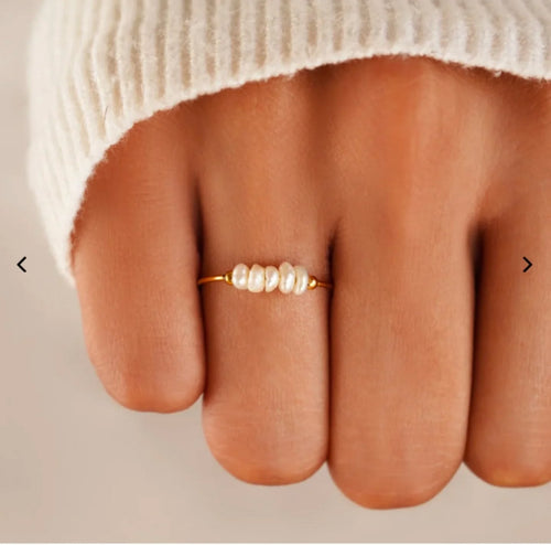 Bague Perles Délicates