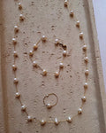 Parure Renalda Perles Dorées