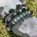 Bracelet Homme Vert Minéral